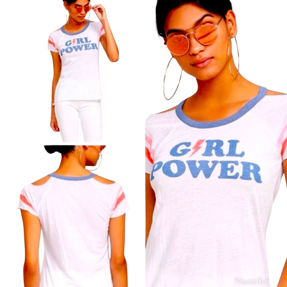 Chaser “Girl Power” Tee. Sz M NWT